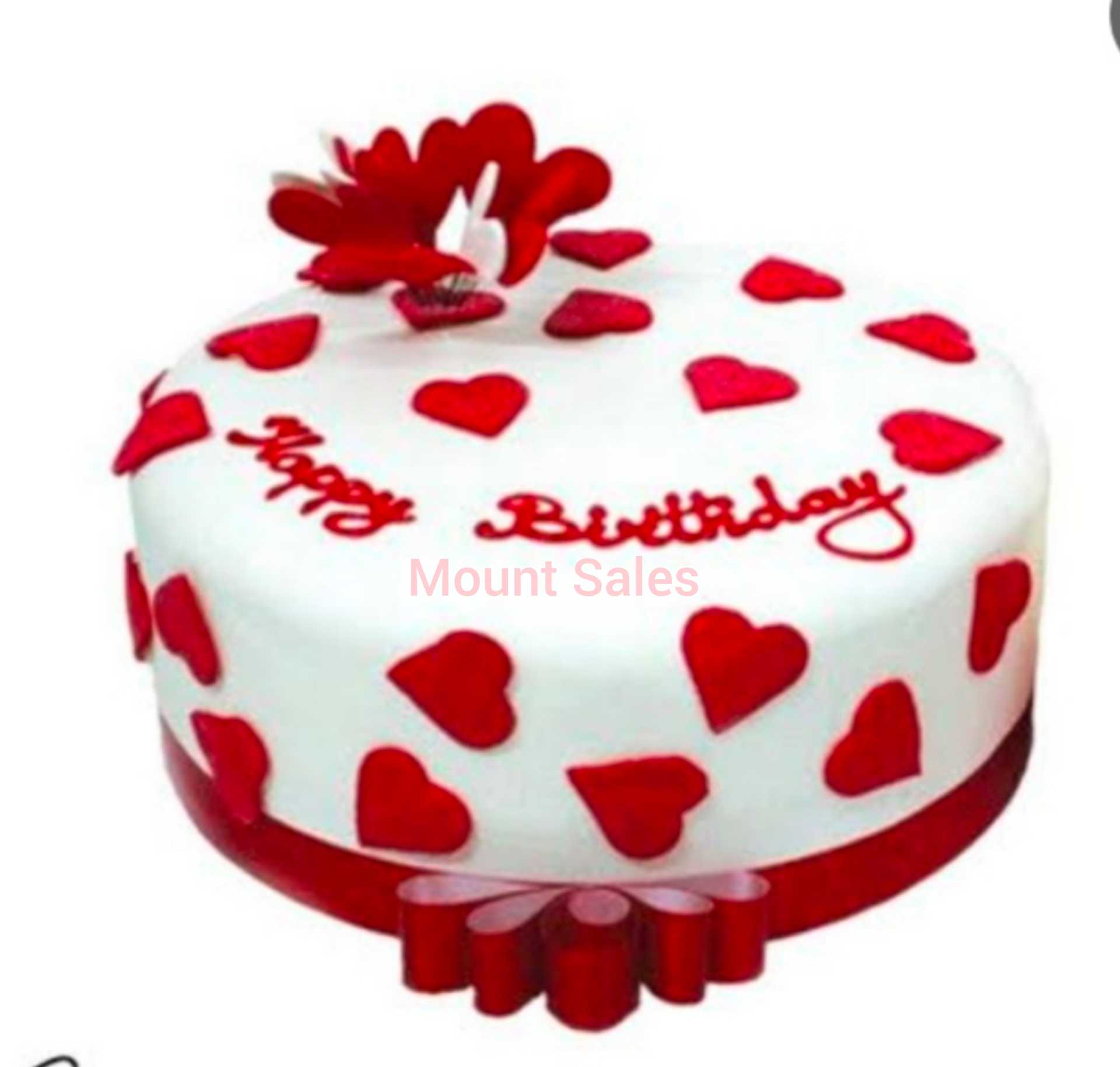 Premium RED N White Velvet Cake